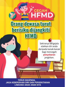 Cegah HFMD - Orang Dewasa Turut Berisiko Dijangkiti HFMD